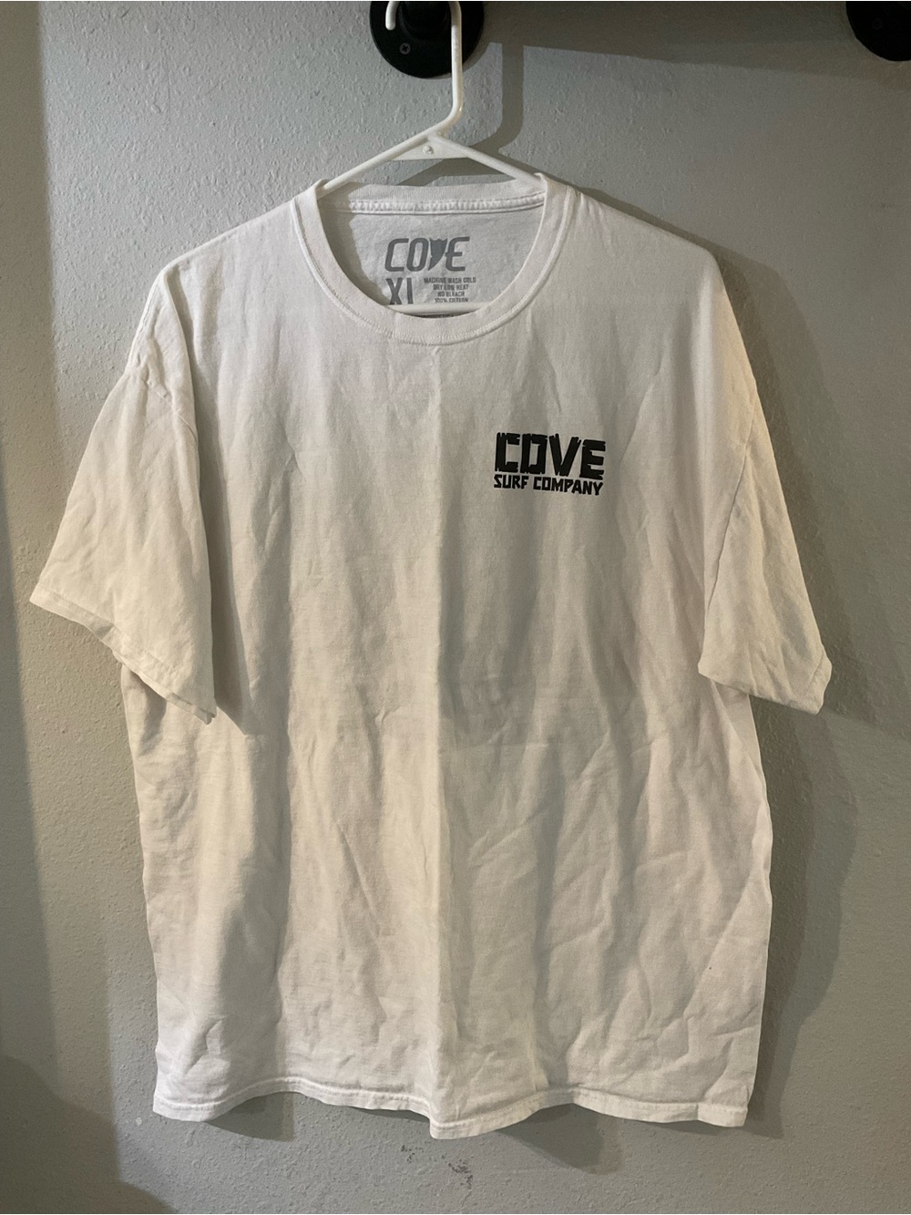 Cove White Short-Sleeve Logo Tee
